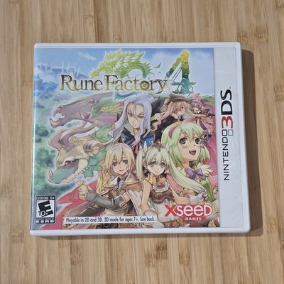 Rune Factory 4 Nintendo 3DS - Case/Booklet Only Empty No game