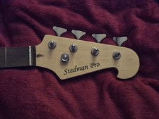 Precision P-Bass Electric Bass Guitar Neck Fits Fender / Squier + Loaded Tuners