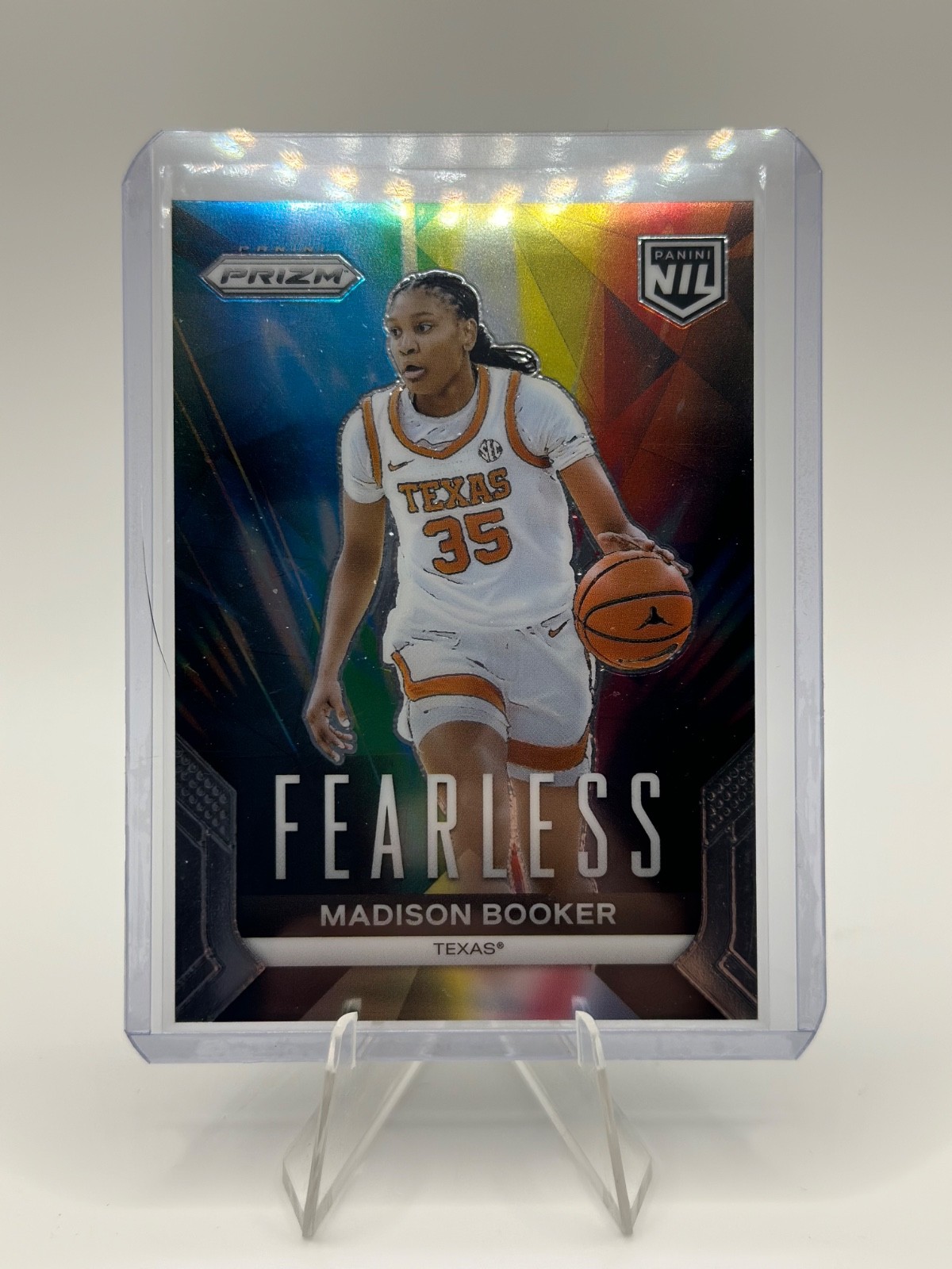 2025 Panini NIL University of Texas - Prizm Fearless Madison Booker #F-3