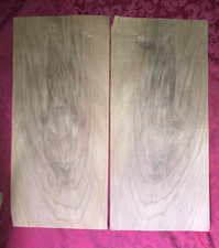 Noyer: 2 feuilles de placage de bois à cirer ou vernir