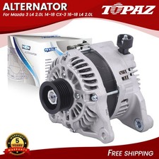 12V 100A  6-Groove Alternator For Mazda CX-5 L4 2.5L 14-18 CX-3 16-18 L4 2.0L