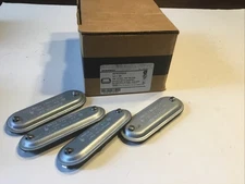 Emerson Appleton APP2701G 3/4” Steel FM7 Blank Covers With Gaskets.