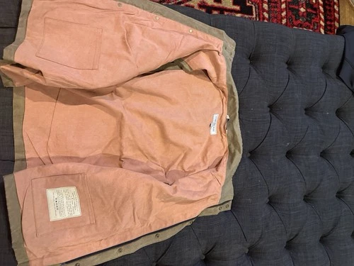 Men’s Tom Beckbe Kinsman Wax Cotton Canvas Vest XL image 7