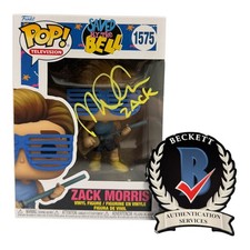 Mark-Paul Gosslaar Signed Autograph Saved By the Bell Funko 1575 Beckett Zack