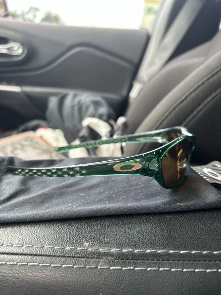 Oakley Fives 1.0 Algae Green Frame Gold Iridium Lens 03-132 Gen 1 90’s Y2K XX - Image 4 of 4