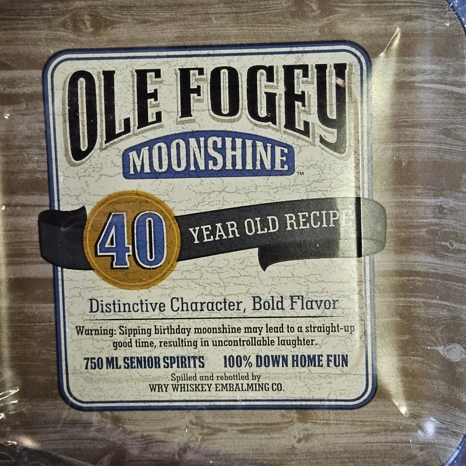 Ole Fogey 40th Birthday (2) Paper Napkins 16 Pack (2) Paper Plates 8 Pack - Image 2 of 4