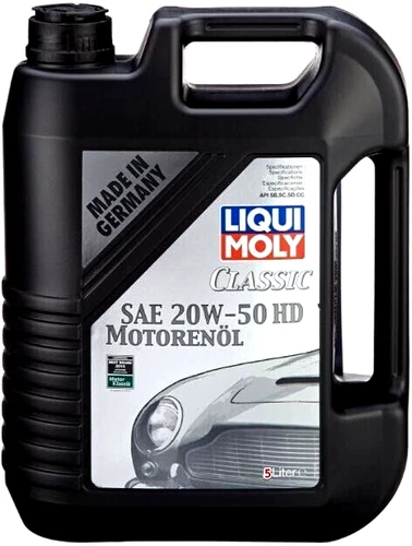 Liqui Moly SAE 20W-50 Classic Engine Oil - 5 Liters