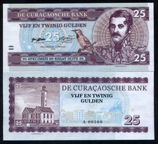 Curacao, 25 Gulden, 2016, Private issue, Essay, Specimen, UNC F