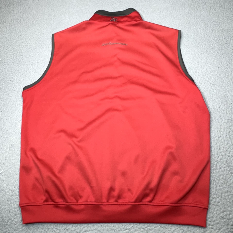Zero Restriction Vest Mens Large Red Golf Tour Series PGA Southwind Zip Gilet - Image 3 of 4