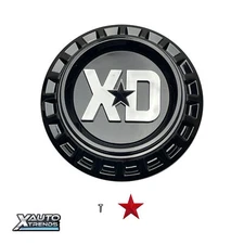 XD Series XD854 Wheel Center Cap SNAP-IN Gloss Black M-854-GB