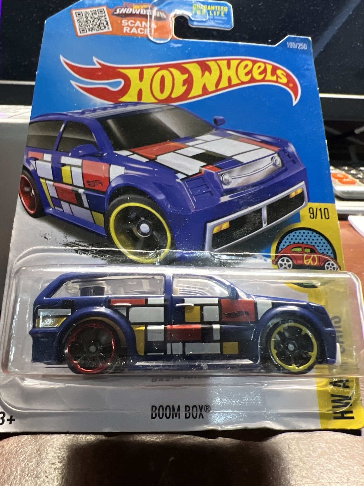 HOT WHEELS BOOM BOX ON CARD