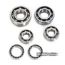 KTM 250 300 380 EXC ( 1999-2003 ) Transmission Gearbox Bearing kit x6pcs