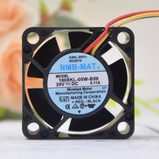 NMB 1608KL-05W-B59 4020 DC24V 0.11A 4CM 3-Wire Silent Cooling Fan