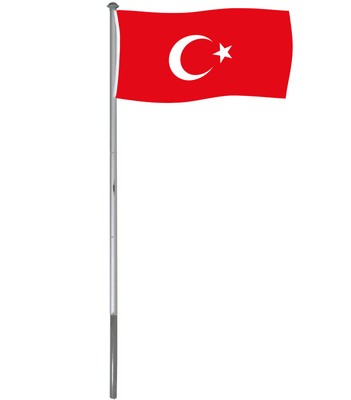 Alu Fahnenmast Flaggenmast Fahnenstange 6m 4m Turkei Fahne 150x90 Cm Ebay