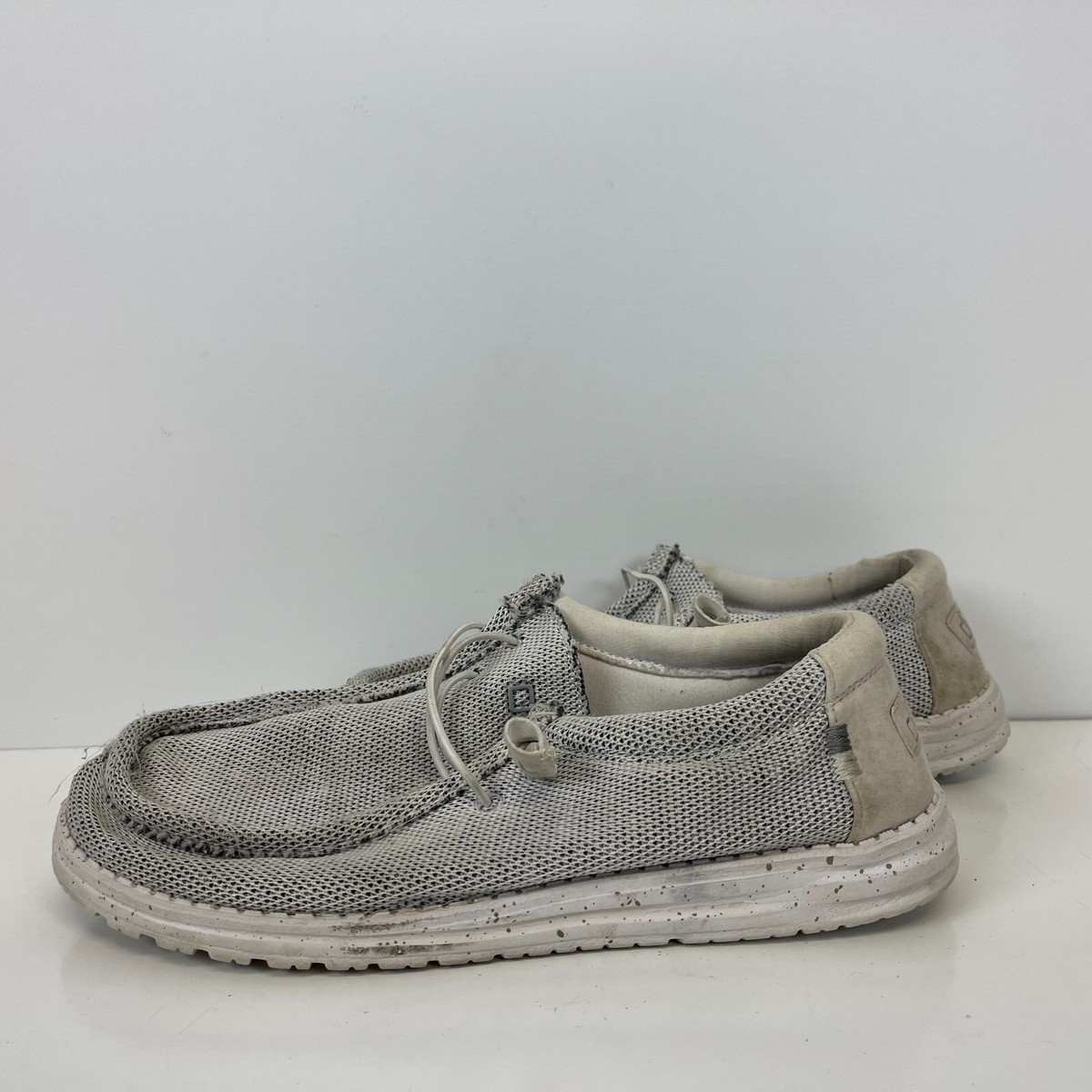 Hey Dude Wally Sox Slip On Shoes Mens Size 11 Stone Grey | eBay