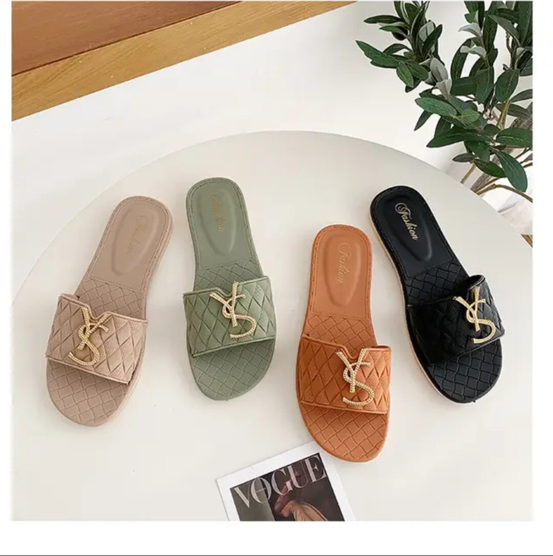 PANTOFOLA D’ORO Pantofole Donna Sandali Su Oro Decorazione Metallo