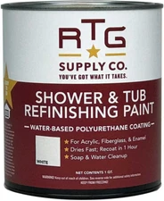 RTG Shower & Tub Refinishing Paint (White) White