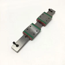Hiwin MGW9CH (x2) Ball Bearing Carriage Block Slides on 170mm Linear Guide Rail