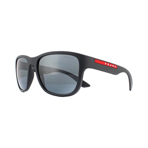 Prada Sport Occhiali da sole PS01US UFK5L0 GRIGIO GOMMA GRIGIO SCURO  SPECCHIO | eBay