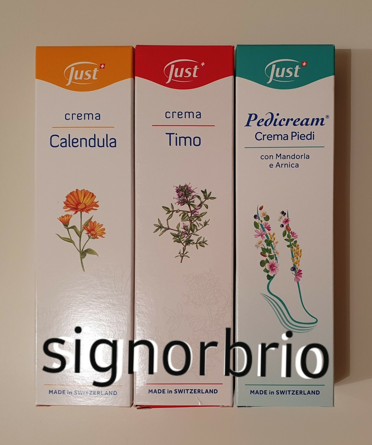 Kit Just Sport & Recupero: Timo, Calendula e Pedicream 100ml Offerta