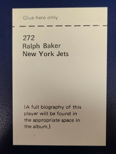 1972 NFLPA Wonderful World Football Briefmarken vervollständigen Ihr Set Sie wählen #271-390 - Bild 5 von 119