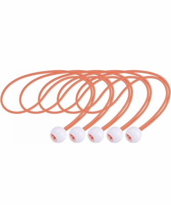 10xKugelschnüre elastische Schnur, 250mm/10'' Seile Festzurren Planengurte für Camping
