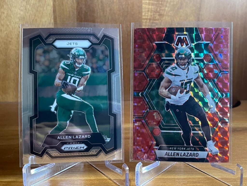 Allen Lazard #229 2023 Panini Prizm Football Base Autographs