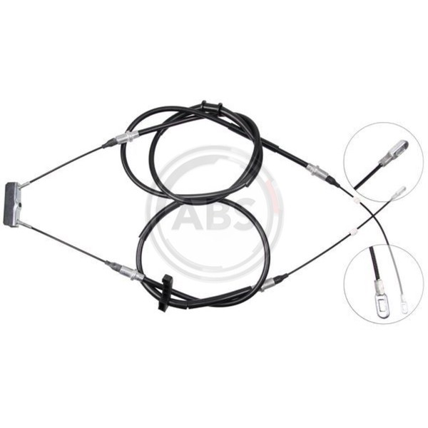 A.B.S. Handbremsseil Bremsseil Hinten Passend FüR Saab 9-3 Cabriolet 900 II-image