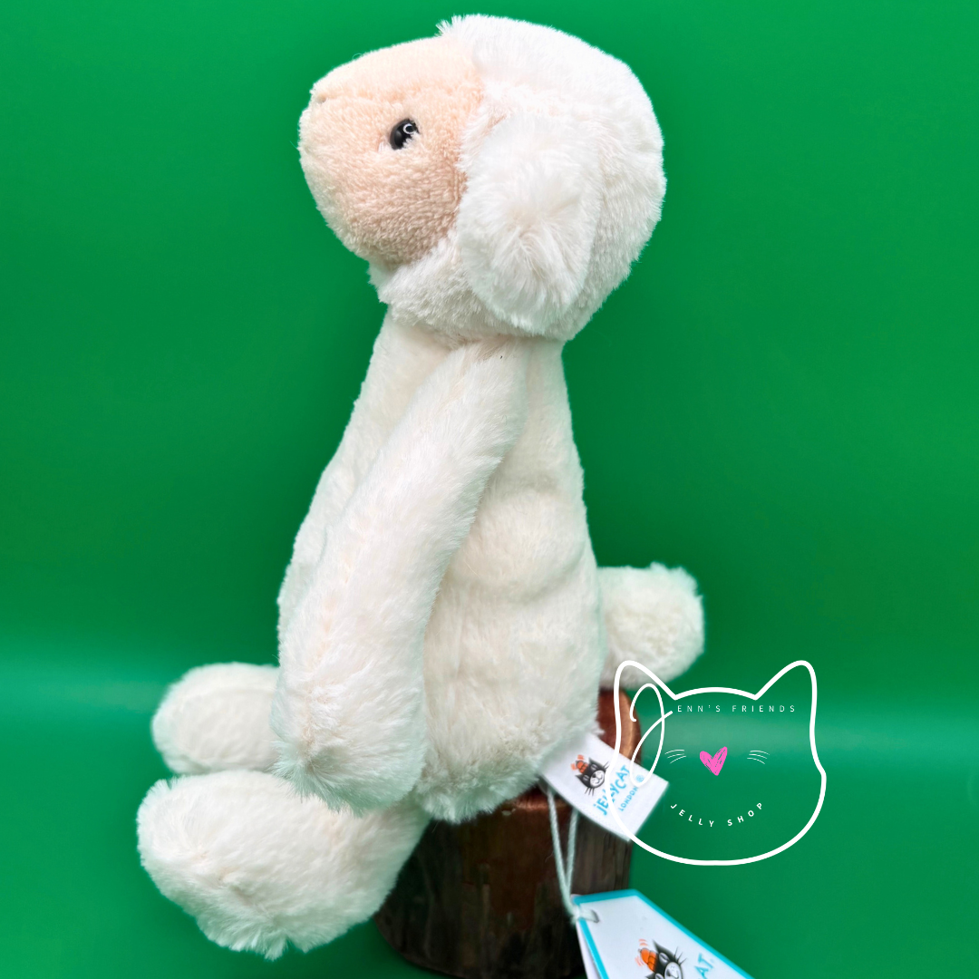 Jellycat SMALL BASHFUL LAMB New BNWT RETIRED Soft Plush Little Toy