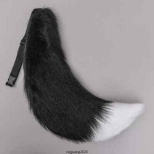 Cute Anime Plush Tail Cosplay Accessories Props Furry Tail Animal Tail Jewelry