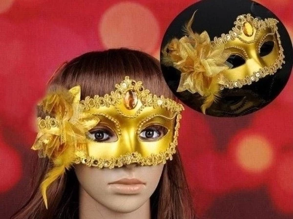 Produktbild von Venezianische Augenmaske Aus Spitze Für Karneval & Fasching | Karneval