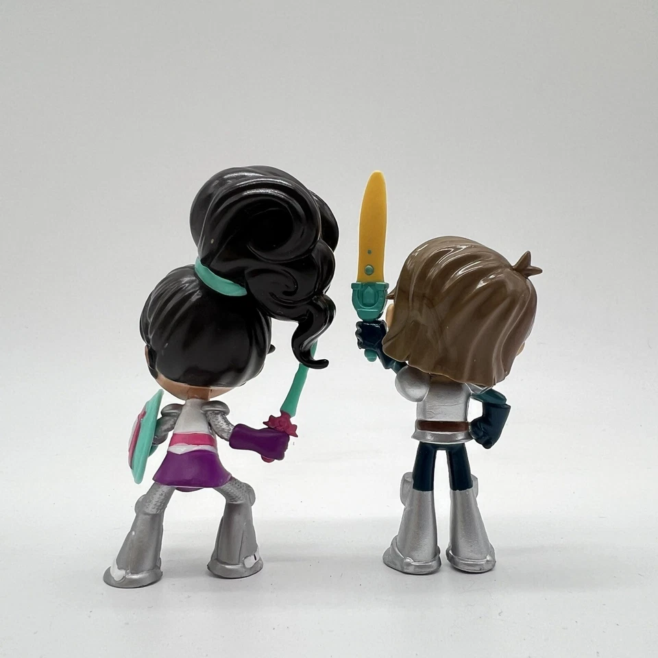 Nickelodeon Nella La Princesa Caballero Sir Garrett y Nella 3.5"" Figuras Juguetes Foto 3 de 3
