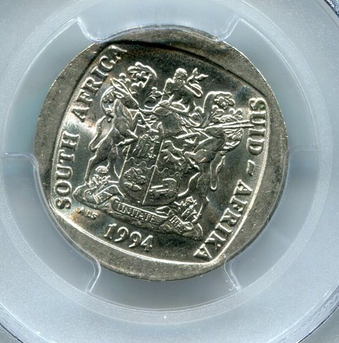 South Africa Nelson Mandela Inauguration PCGS MS 65 1994 R5 Coin MS65 - Picture 4 of 4
