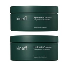 Kineff Hydracica Moist 60 Pads  100ml / 3.38 fl.oz x 2 Each  - Sealed Box 