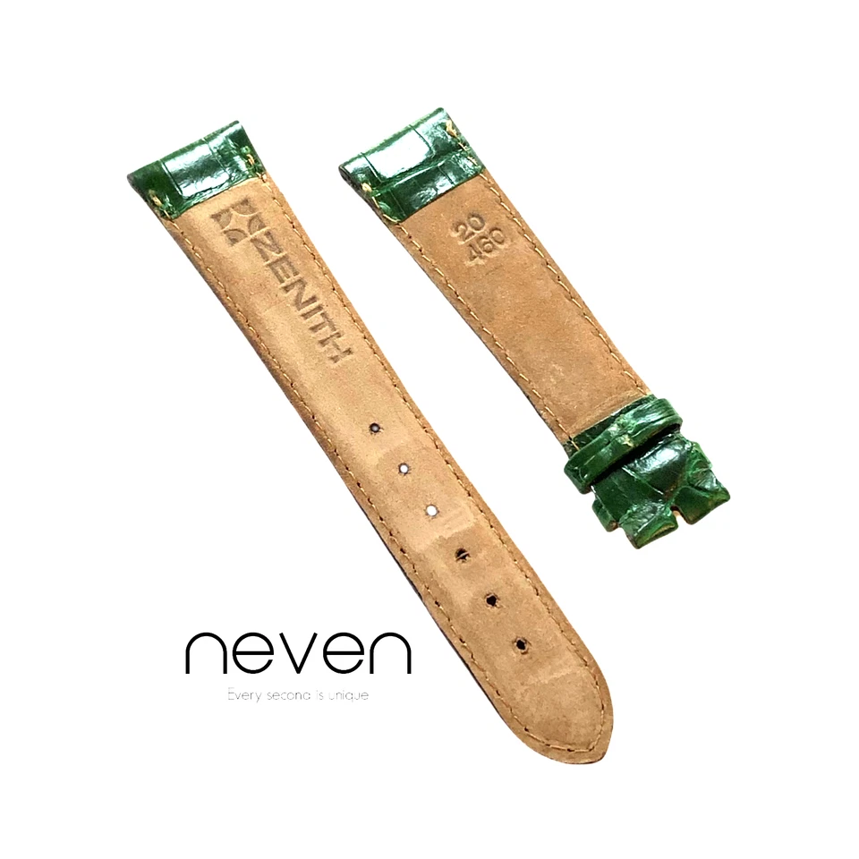 ZENITH - BRACELET - GENUINE LEATHER - GREEN - 20X16MM - Image 2 of 2