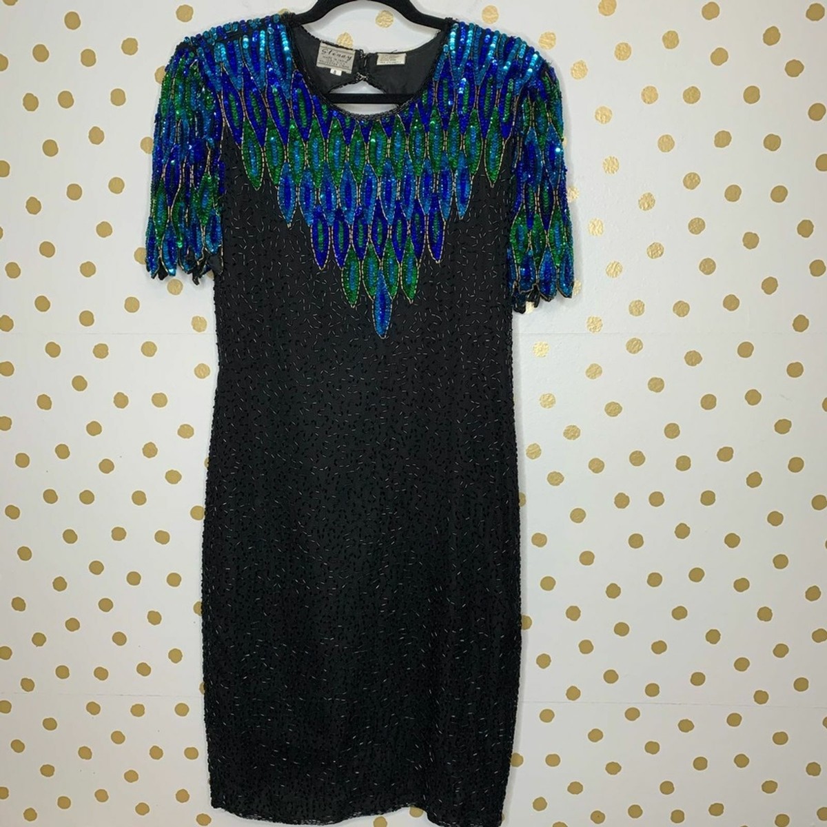 Stenay Vintage Sequin Embellished Cocktail Dress