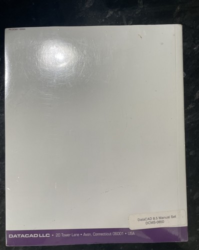 DataCAD 8.5 Manual Set Visual Reality Reference and User Manual Books Sealed - Afbeelding 6 van 7