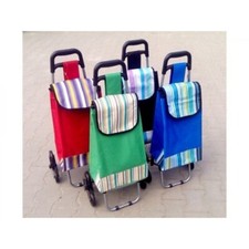Carrello spesa con 6 ruote per salire le scale leggero e capiente