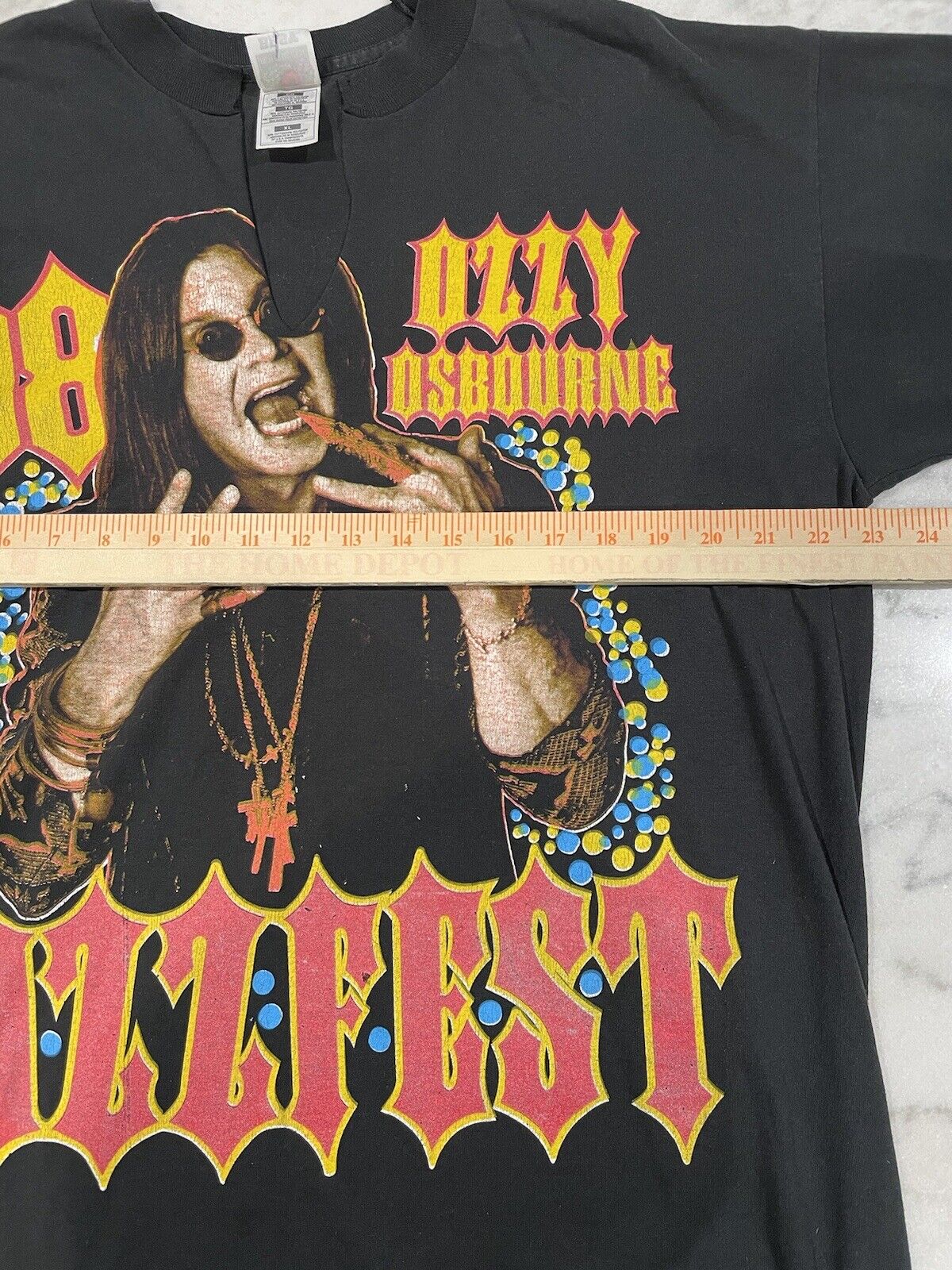 Vintage 1998 Ozzfest Ozzy Osbourne T Shirt Mens X… - image 10