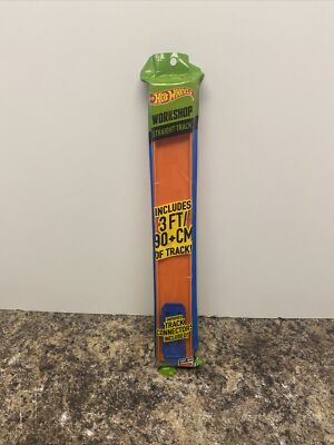 Hot Wheels Race Track Builder 3 foot/90cm Track Workshop Straight￼ ￼ New in pack