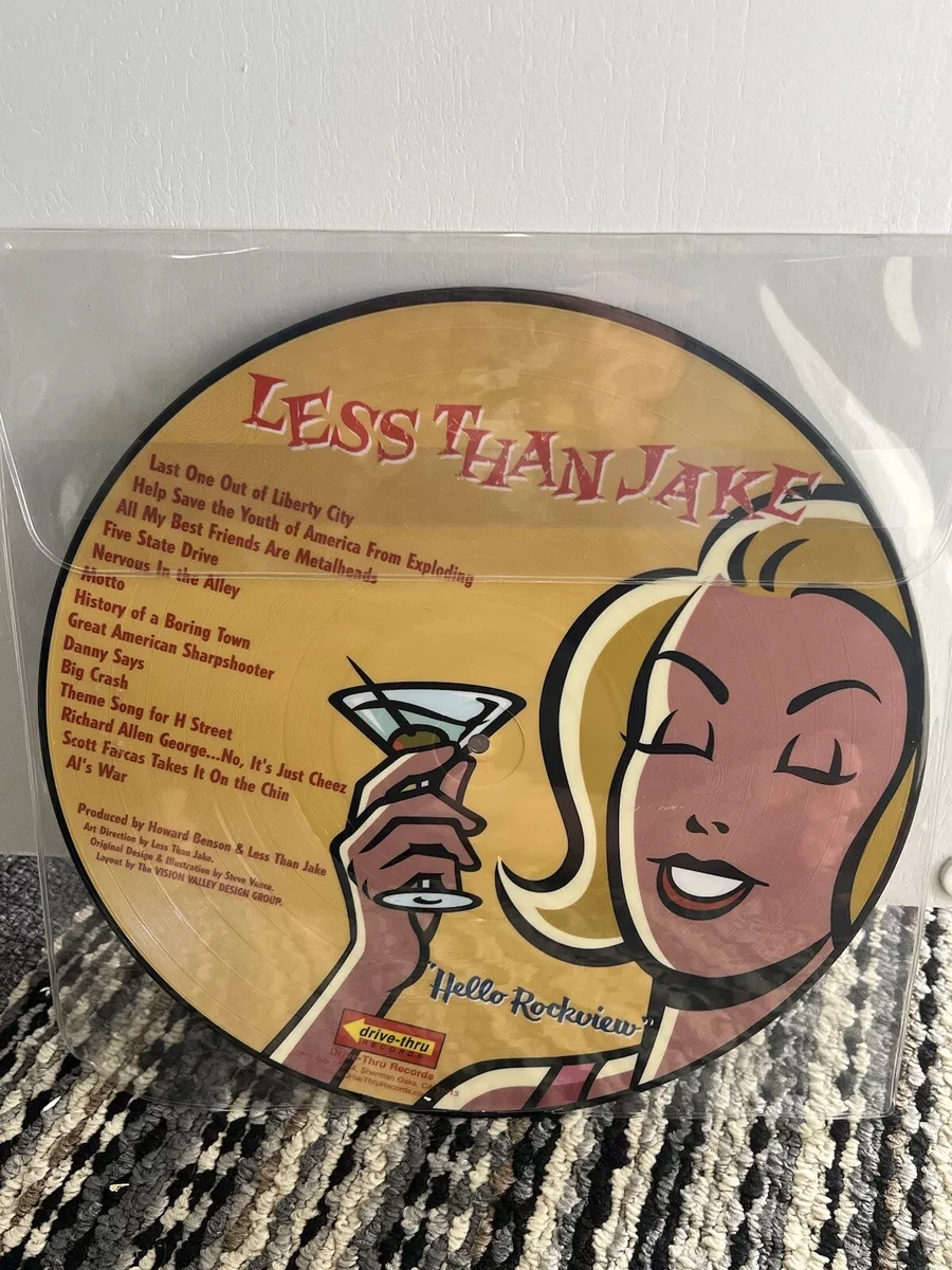 Less Than Jake - Hello Rockview Picture Disc LP Vinyl Drive Thru Records 12