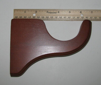 10 New Kirsch Wood Trends Brackets for 3'' Poles #59033-085 Walnut - NO CLEATS