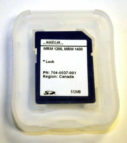 Genuine Magellan CANADA MAPS Software SD CARD Roadmate 1200 1400 1412 1430 gps - Picture 1 of 2