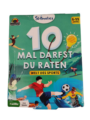 Kartenspiel Skillmatics - 10 Mal darfst du raten - Welt des Sports - NEU