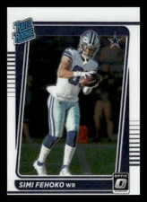 2021 Donruss Optic #242 Simi Fehoko Rookie Dallas Cowboys