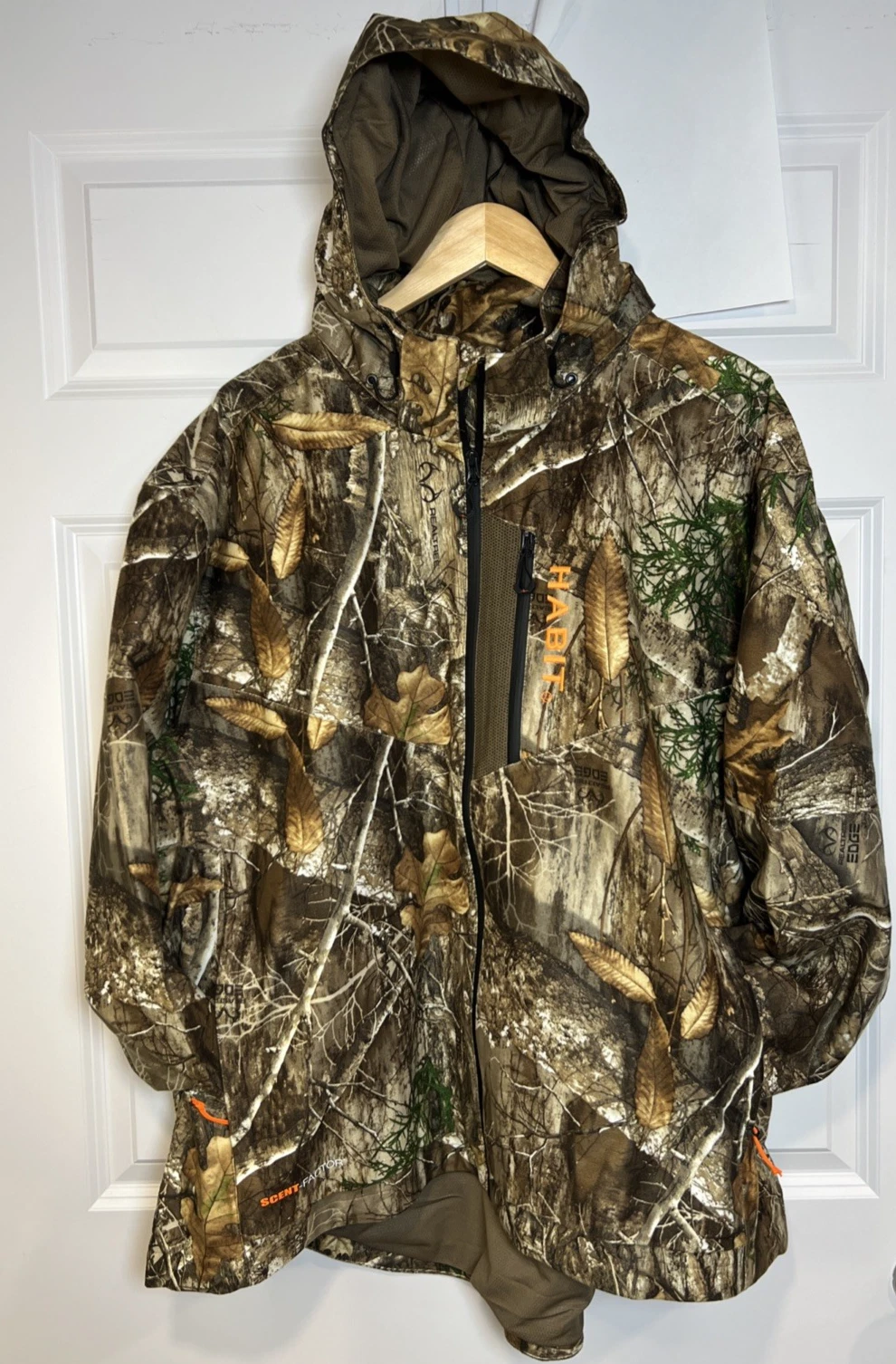 NWT Habit Ripley Trail Waterproof Hunting Jacket XL Realtree Camo Scent Factor image 3