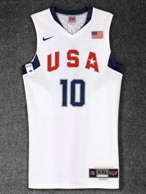 Kobe Bryant Jersey Olympic Team USA 2008 Game Worn Signed