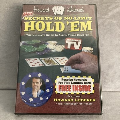 NEW Howard Lederer's More Secrets of No Limit Hold Em DVD POKER EDUCATION Sealed