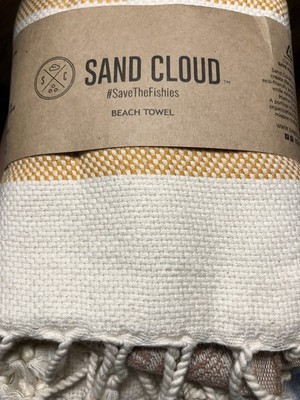 SANDCLOUD TOWEL FORM THE Del Mar COLLECTION GOLD BEACH  100% COTTON NEW