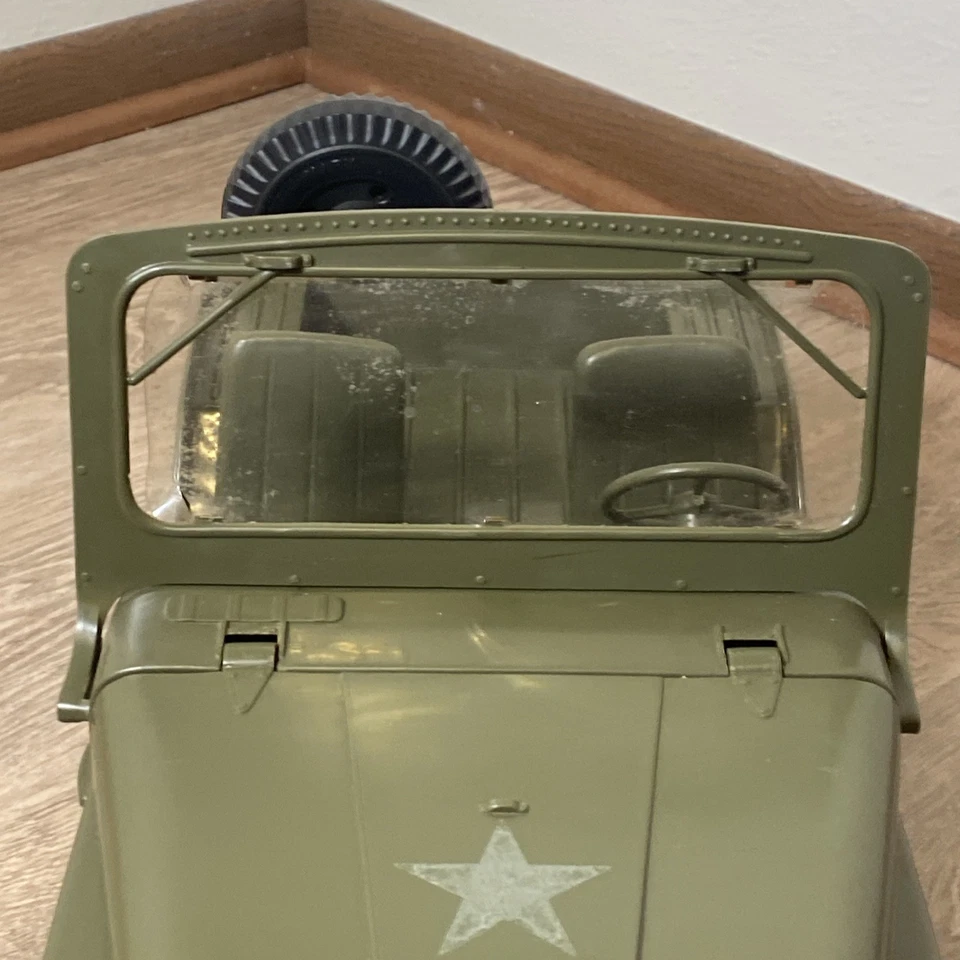 Marx M38A1 US Army Jeep Willys Jeep No. 4540 Vintage Toy 1960s - Image 3 of 4